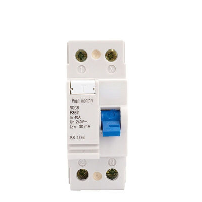 Tipo eletromagnético interruptor atual residual 4 Polo 63A 30ma RCCB