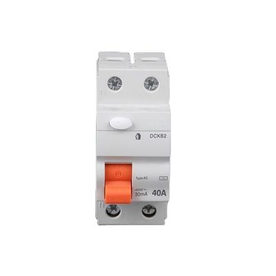 C.A. atual residual DCKB 30ma 16a 2p RCCB 4 Polos de Mini Circuit Breaker Type