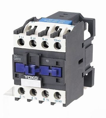 Contator elétrico AC 220VAC 3P 10 milhões de vida útil mecânica